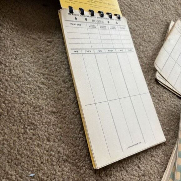 Lot Of Auction And Contract Bridge Score Pads Used - Picture 6 of 9